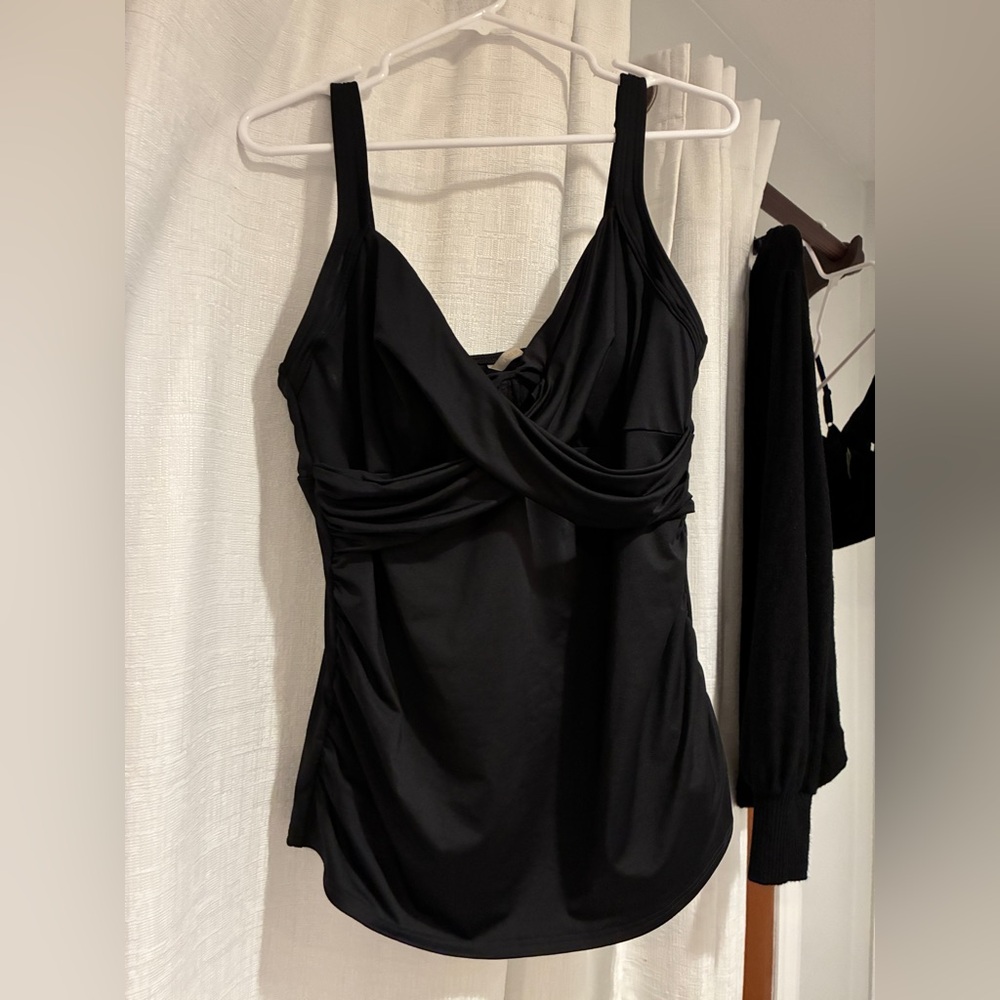 Lands' End Wrap Front Tankini top